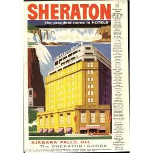  1957 Sheraton The Proudest name in Hotels Vintage Ad 