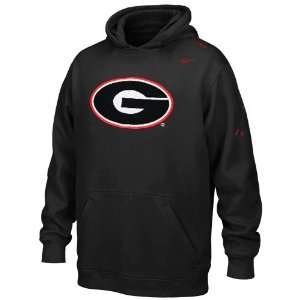 Nike Georgia Bulldogs Youth Black Flea Flicker Hoody Sweatshirt 