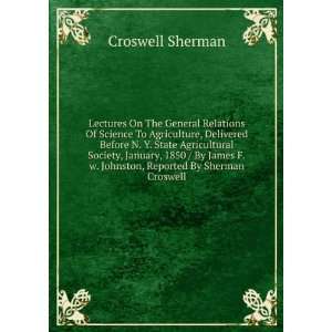   Johnston, Reported By Sherman Croswell Croswell Sherman Books