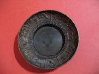   Chinese Asian ZODIAC Ashtray Trinket Bowl Dish Korean Horoscope  