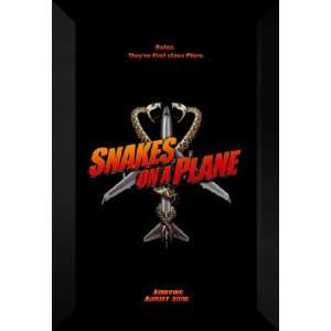  Snakes on a Plane 27x40 FRAMED Movie Poster   Style A 