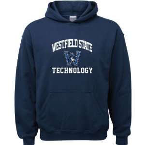  Westfield State Owls Navy Youth Technology Arch Hooded 