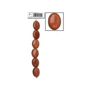  Sweet Beads EWC Bead Brown Sandstone 12x16mm Oval 6pc 