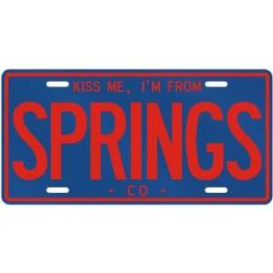   AM FROM SPRINGS  COLORADOLICENSE PLATE SIGN USA CITY