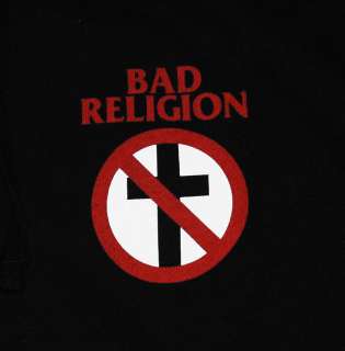 bad religion crossbuster logo punk rock band zip up hoodie sku hd102 