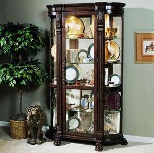 VERY NICE  Foxcroft Cabinet Curio Pulaski Furniture  