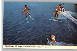 PostcardWater Ski Show JumpFloridas Cypress GardensFL  