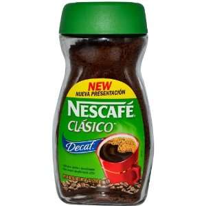 Clasico, Pure Instant Decaffeinated Coffee, Decaf, 7 oz (200 g 