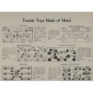   Ad Tootsie Classic Metal Toys Racing Cars Planes   Original Print Ad