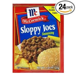 McCormick Sloppy Joe Seasoning, 1.31 Ounce Units (Pack of 24)  