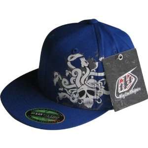 Troy Lee Designs Slither Mens Flexfit Sportswear Hat/Cap   Royal Blue 