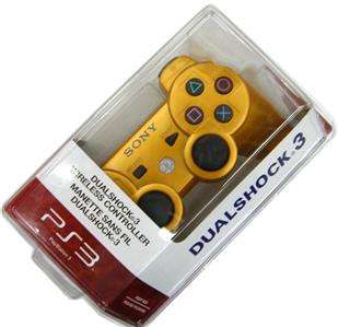 Gold New SIXAXIS DualShock Wireless Bluetooth Game Controller for Sony 