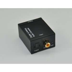  Digital Coax & Optical Toslink to Analog Audio Converter 