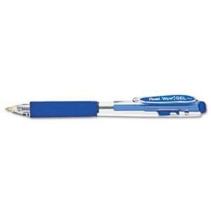  WOW Retractable Gel Pen, Blue Ink, Medium, Dozen 