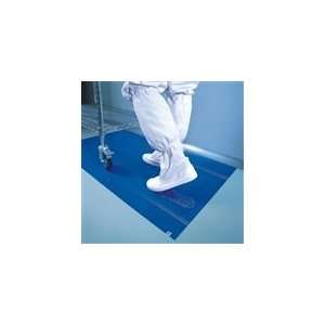 Purus Cleanroom Adhesive Mats, 36 X 36, Blue, 4/Case  