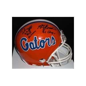  Danny Wuerffel and Steve Spurrier Autographed Florida 