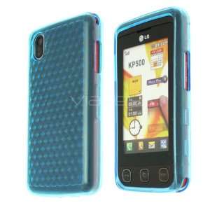   Case for LG Cookie KP500 / KP501   Sky Blue Cell Phones & Accessories