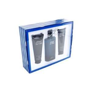Cool Water by Zino Davidoff for Men   3 Pc Gift Set 4.2oz EDT Spray, 2 