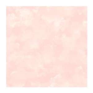   Wallcoverings York Kids IV YK0186 Atrium Clouds Wallpaper, Light Pink