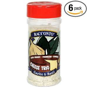 Racconto Cheese Trios, Garlic Basil, 4 Ounce Packages (Pack of 6 