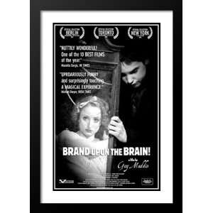   Brain 20x26 Framed and Double Matted Movie Poster   A