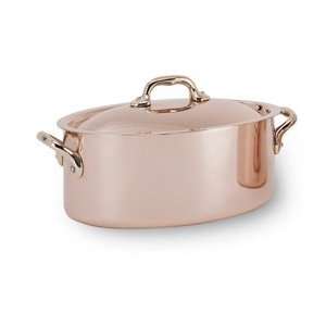 World Cuisine Copper Oval Stew Pan, 5.0 Qts. [World Cuisine]  
