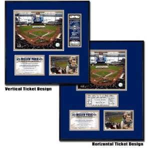   Brewers   Miller Park   Ballpark Ticket Frame