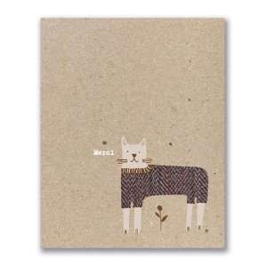  Cat with Tweed Sweater Boxed Thank You Notecards Health 