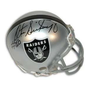  Otis Sistrunk Oakland Raiders Autographed Mini Helmet 