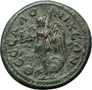 ELAGABALUS Thessalonica 218AD Rare Ancient Roman Coin Victory w 