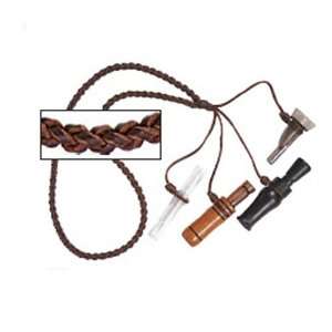  Allen Leather Braided Call Lanyard