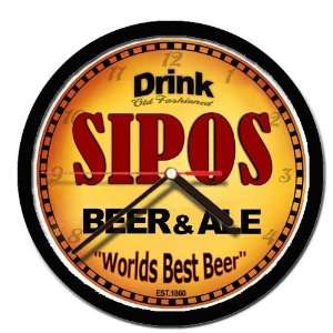  SIPOS beer and ale cerveza wall clock 