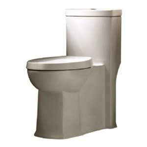   Siphonic Dual Flush Right Height Elongated One Piece Toilet with Seat
