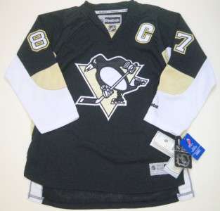 NHL Reebok Pittsburgh Penguins Sidney Crosby Youth Stitched/Premier 