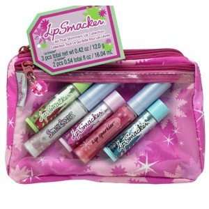   Includes Cosmetic Bag Christmas Edition Lip Smackers Smackers Beauty