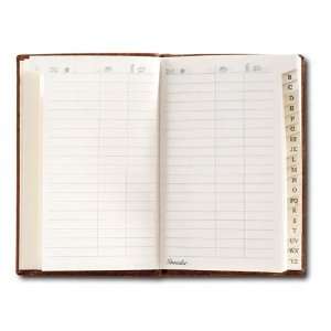  Pineider Country Leather Address Book 6 x 9 Office 