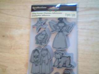 Recollections~Nativity Cling Stamps *NEW*  