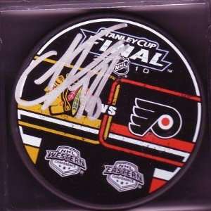 Colin Fraser Autographed Puck   *2010* cup w COA   Autographed NHL 
