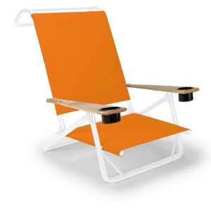  Casual Original Mini Sun Chaise Folding Beach Arm Chair with Cup 
