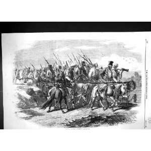  1859 War Soldiers Tantia Topee Soldiery Horses Weapons 