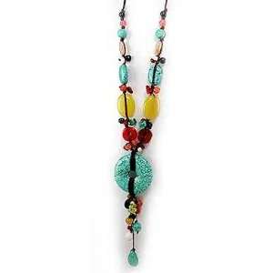  Multi Colored Stone Necklace, 21 Jewelry