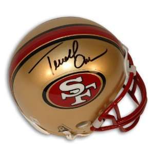 Terrell Owens Signed Mini Helmet   San Francisco 49ers   Autographed 