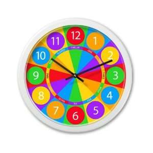 Olive Kids Colored Blocks Clock OK NUMB 001