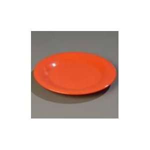   Orange 5.5in Wide Rim Bread and Butter Plate 1 DZ