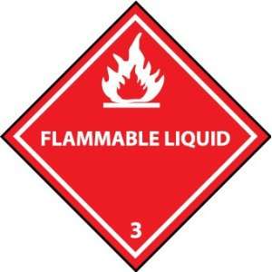  PLACARDS FLAMMABLE LIQUID 3