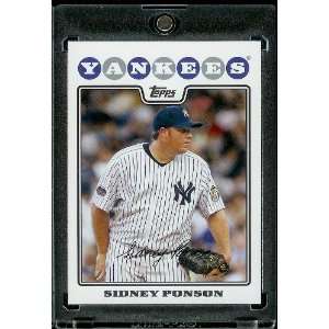 Sidney Ponson   New York Yankees   2008 Topps Updates & Highlights 