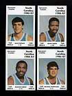 1986 UNC Tarheels set~Dave Popson~ECU Coach Jeff Lebo~2