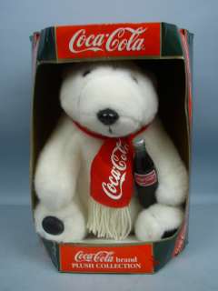 1994 Coca Cola Holiday Polar Bear With Box & Cert.  