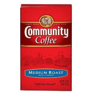  Community Coffee, Coffee Grnd Medm Roast, 16 OZ (Pack of 
