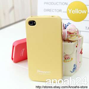 Sherbet Topping HAPPYMORI Rubber Silicone cute case cover iPhone 4 